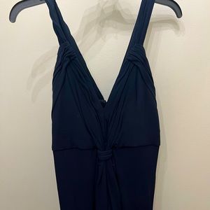 Badgley Mischka Navy Blue formal gown